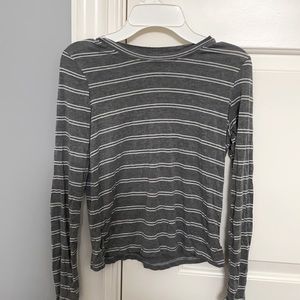 Striped long sleeve shirt!